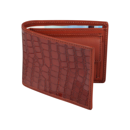 Tony Perotti Croco Leather Billfold