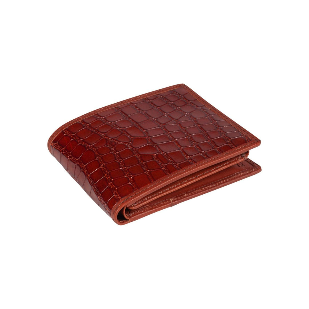 Tony Perotti Croco Leather Billfold