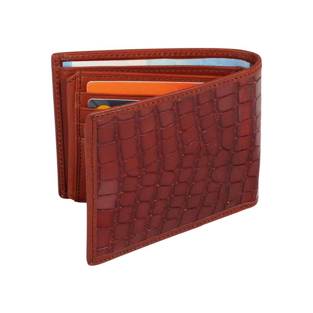 Tony Perotti Croco Leather Billfold