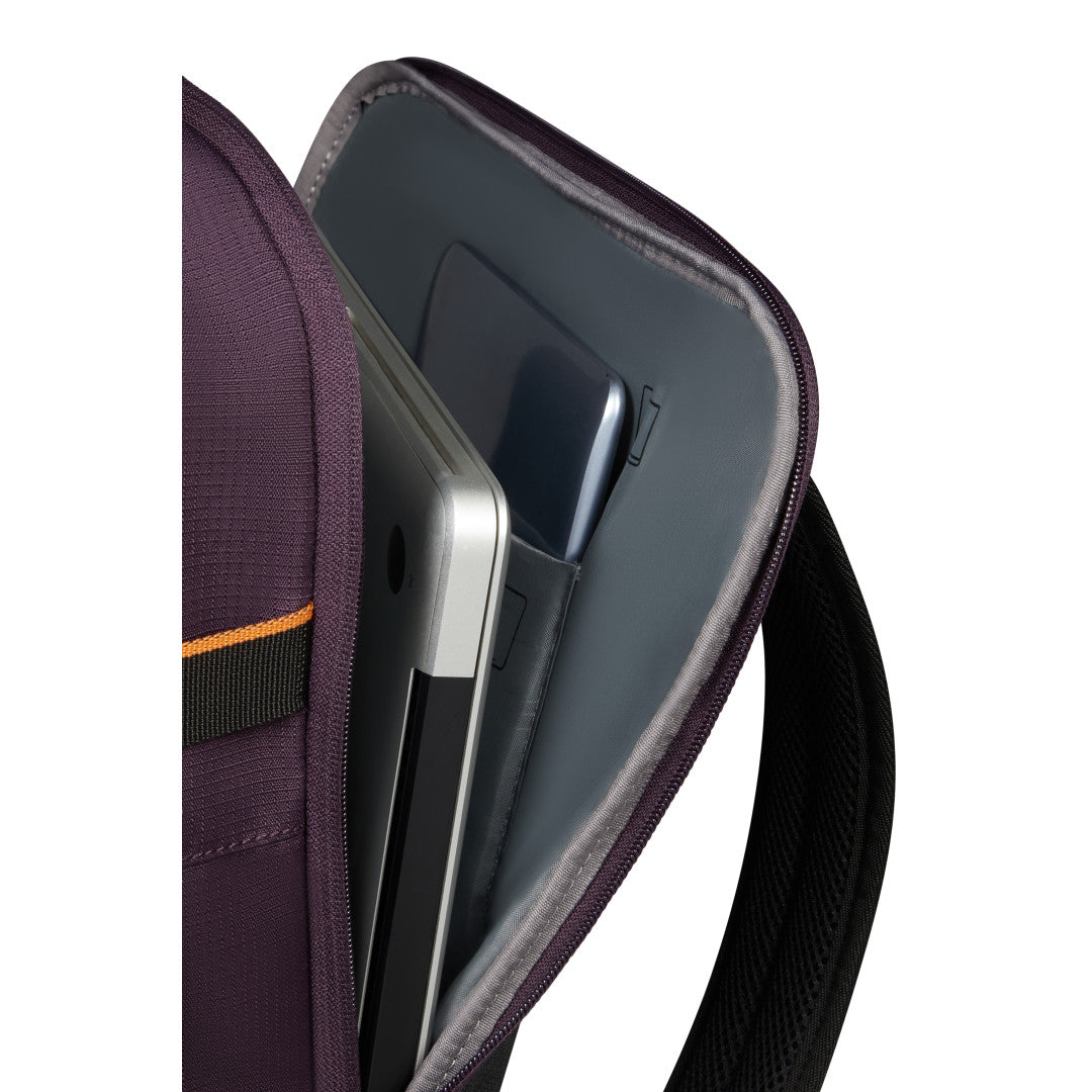 Dark Plum / Orange