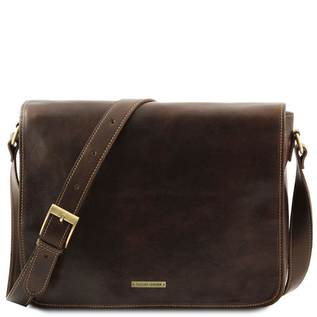 Tuscany Leather Messenger Double